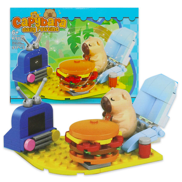 [10619]5000카피바라피규어블럭[B-4]