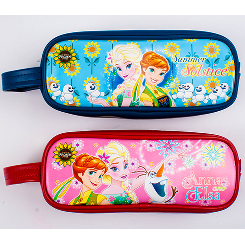 [10718]9000겨울왕국피버손잡이봉제필통[본]