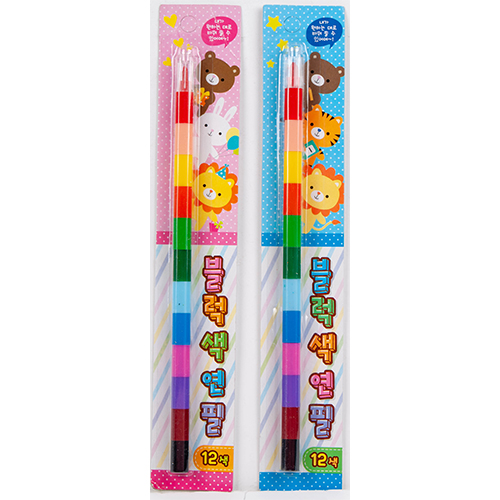 [11111]1000 12색블럭색연필[D-8]