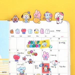 [BT21] 베이비 클리어 스티커 JELLY CANDY