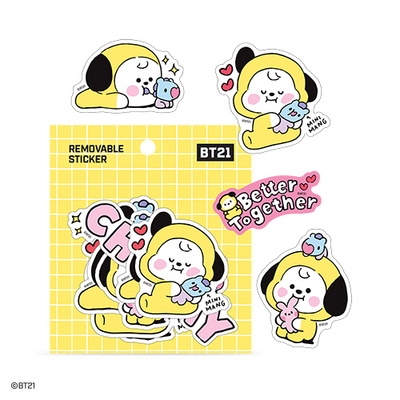 [BT21] 베이비 리무버블 스티커 LITTLE BUDDY