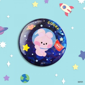 BT21 캔뱃지 [SPACE]- 쿠키(COOKY)