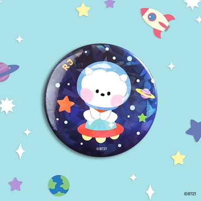 BT21 캔뱃지 [SPACE]- 알제이(RJ)