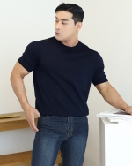 아이스 라운드넥 반팔니트 A202