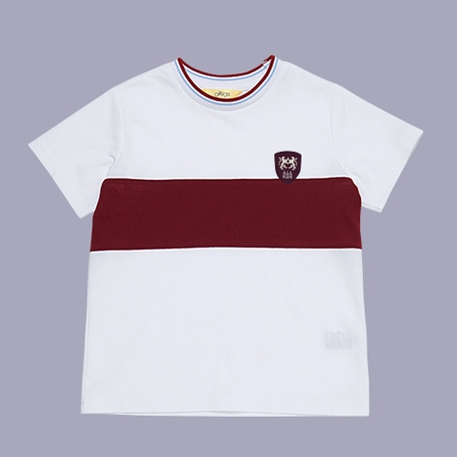 TS11219021-2 넓은와인 라운드티셔츠