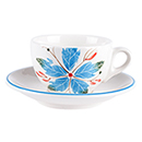 Sale / 누보] 세라믹시리즈 카푸치노잔 메이플 블루