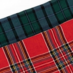 아즈마다키 체크 시리즈A 린넨원단 1/2마