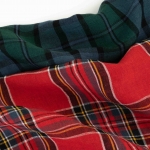 아즈마다키 체크 시리즈A 린넨원단 1/2마