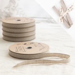 내추럴 린넨리본 1y / 1Roll