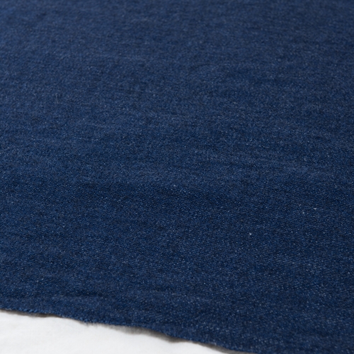 Washing indigo wool linen fabric 1/2 yard