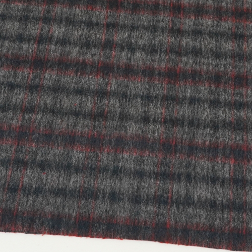 British check wool fabric 1/2 yard