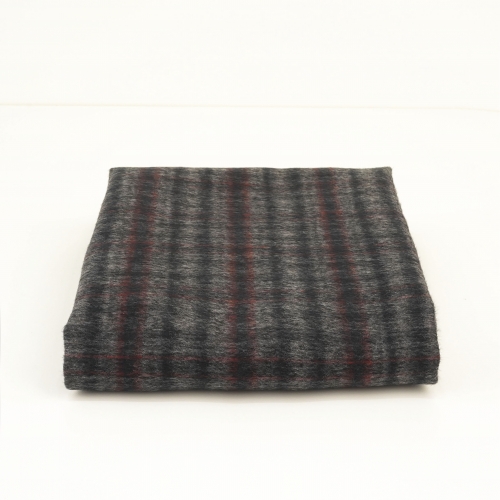 British check wool fabric 1/2 yard