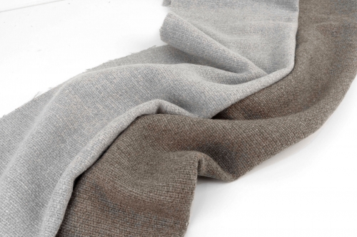 Soft tweed wool fabric 1/2 yard