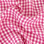 Azumadaki Check Series F Linen Fabric 1/2 Yard