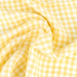Azumadaki Check Series F Linen Fabric 1/2 Yard