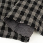 Double Gauze Gingham & Stripe Linen Fabric 1/2 horse