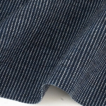 Indigo PinStripe Cotton Fabric 1/2 Yard