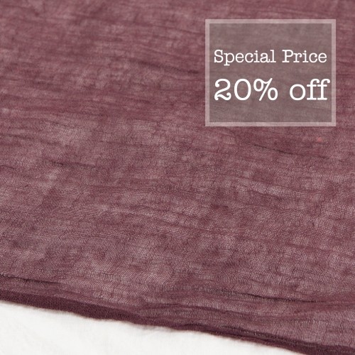 소량-1/60 스톨 린넨원단/wine 0.8마