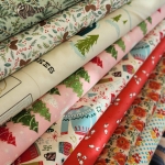 16 types winter cotton  1/2 Yard