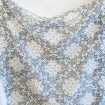 Bandana indigo cotton Fabric 1/2 Yard