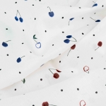 Cherry dot cotton 1/2 Yard