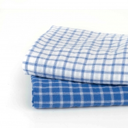 Small windowpane check cotton 1/2 yard