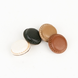 클래식 가죽 단추