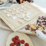 메리홀리 크리스마스 단추