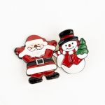 메리홀리 크리스마스 단추