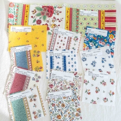 Provence Flower Cotton 1/2 Yard