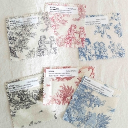 French Toile Cotton 1/2 Yard
