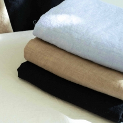 Washed Soft Wrinkled Linen fabric 1/2 yard