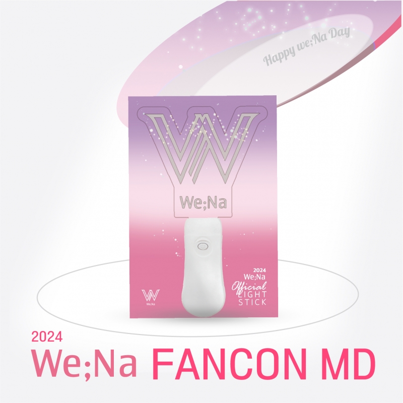 위나 We;Na 팬콘 MD-응원봉 OFFICIAL ACRYLIC LIGHT STICK