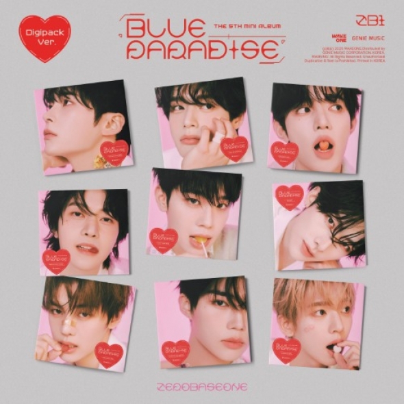 ZEROBASEONE (제로베이스원) 미니5집_BLUE PARADISE_ Digipack Ver. (랜덤)