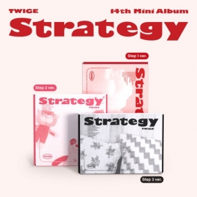 TWICE (트와이스)STRATEGY 14th Mini Album (Step1 ver. / Step2 ver. / Step3 ver) (랜덤)