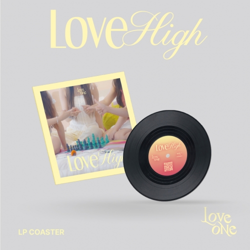 러브원 LOVEONE SUMMER SPECIAL SINGLE [LOVE HIGH] LP COASTER (Group Ver.)