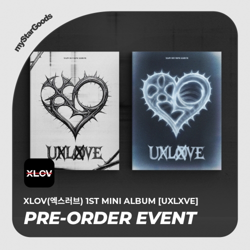 [예약판매] XLOV(엑스러브) 1ST MINI ALBUM [UXLXVE_언러브] Random N / O ver. (미공개 포토카드 증정 이벤트)