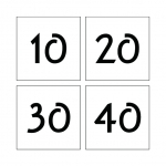 숫자 스텐실 07 (시루용)