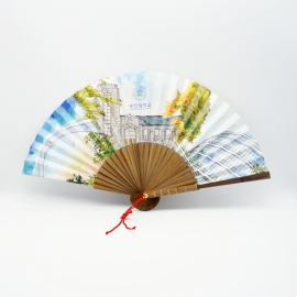 부산대학교 전경 부채