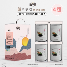 해아람 참곱창돌김 캔선물세트 4P