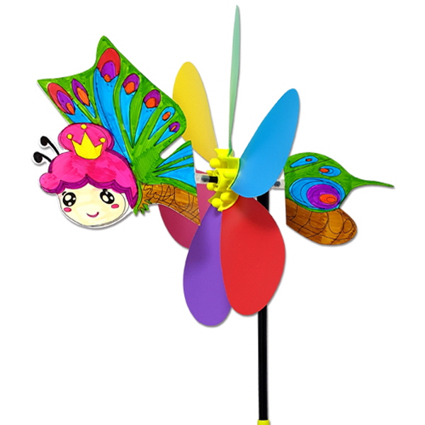 [만들기대장] 그리기 대형 바람개비- 나비