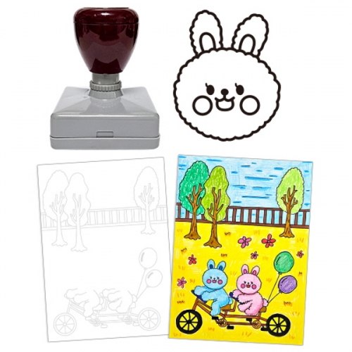 [만들기대장]토끼 도장그림