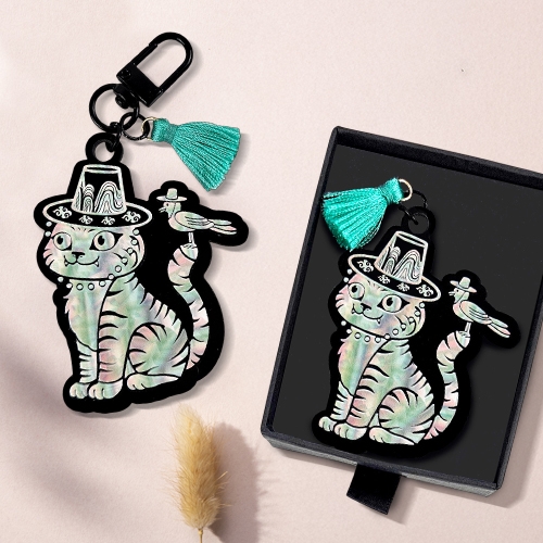 [만들기대장 판촉제작]까치호랑이 열쇠고리