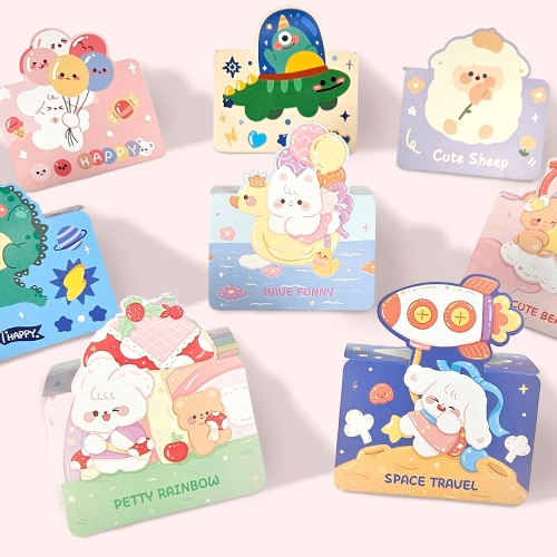 [만들기대장]생일축하카드-캐릭터(랜덤1개)