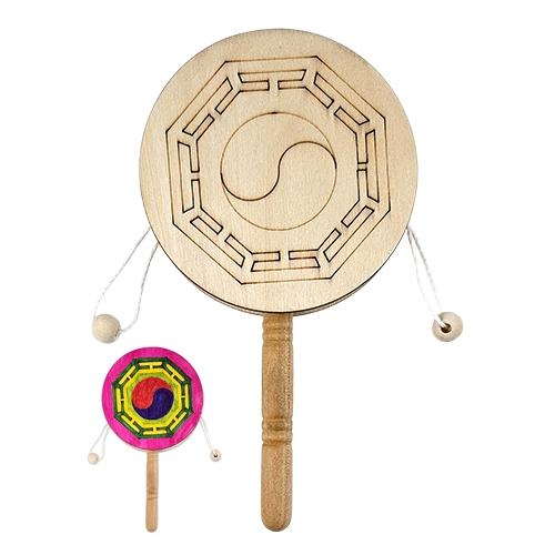 [만들기대장]흔들이나무북(팔각태극)