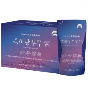 이너셋 흑하랑 부루수 100ml 10포 x 1박스 / 상추 타트체리 락투신 액상차 숙면
