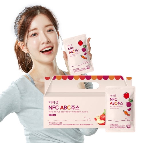 [단품] 이너셋 NFC ABC주스 70ml 30포 x 1박스 / 빼빼주스 클렌즈주스 ABC쥬스 과채주스 주스