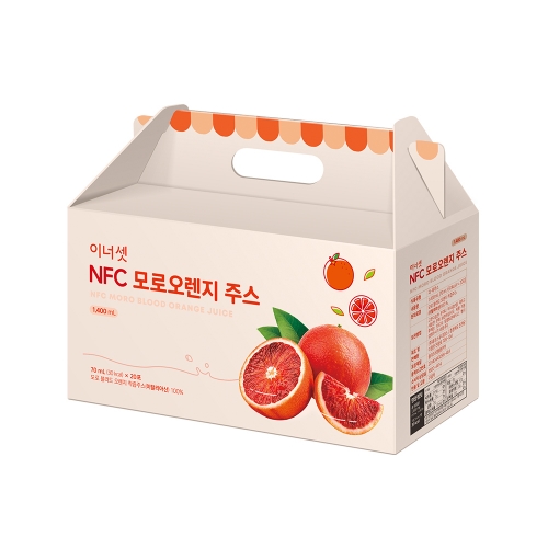 [단품] 이너셋 NFC 모로오렌지 주스 70ml 20포 x 1박스 / 과채주스 모로실 다이어트 쥬스 뱃살