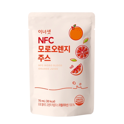 [단품] 이너셋 NFC 모로오렌지 주스 70ml 20포 x 1박스 / 과채주스 모로실 다이어트 쥬스 뱃살