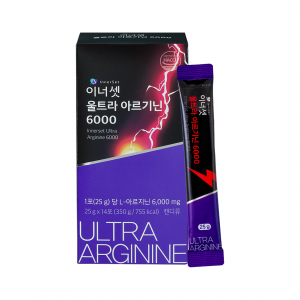 이너셋 울트라 아르기닌 6000 25g 14포 x 1박스 / 피로회복 아르기닌6000 L아르기닌 고함량아르기닌 아르기닌추천